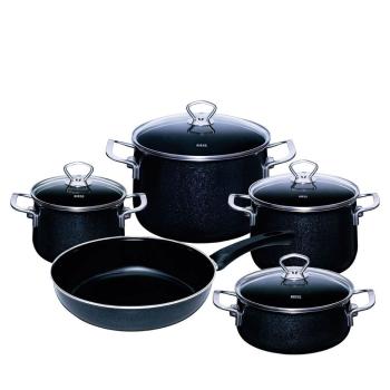 Riess Geschirr-Set 5-tlg., Nouvelle Black Magic Extra Stark
